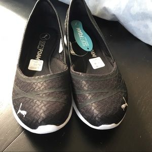 Puma Slip On Black Shoes